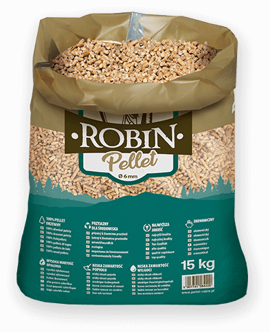 worek pelletu opałowego Robin do kupienia w Łukowie lub sklepie internetowym
